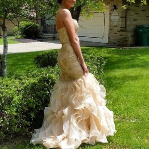 Gorgeous Gold Prom Dress